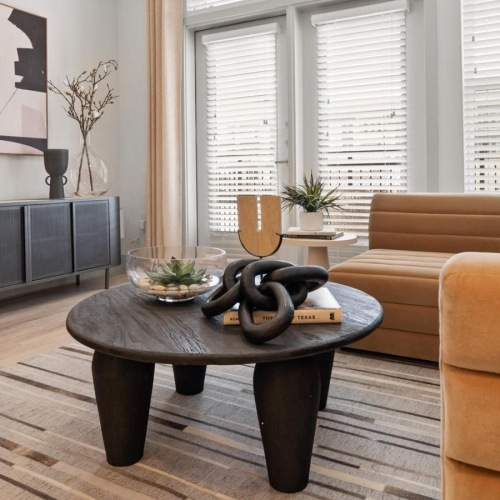 The essence of exceptional living a living room with a couch and coffee table